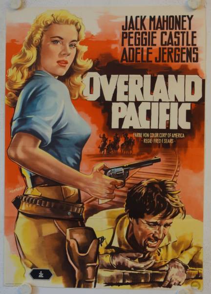 Overland Pacific originales deutsches Filmplakat